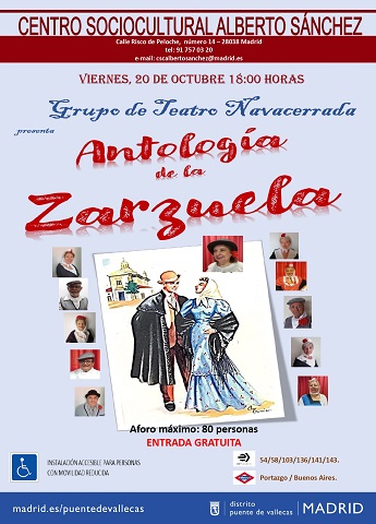 Antologia de la Zarzuela - que hacer en madrid este fin de semana - fiestas de madrid 